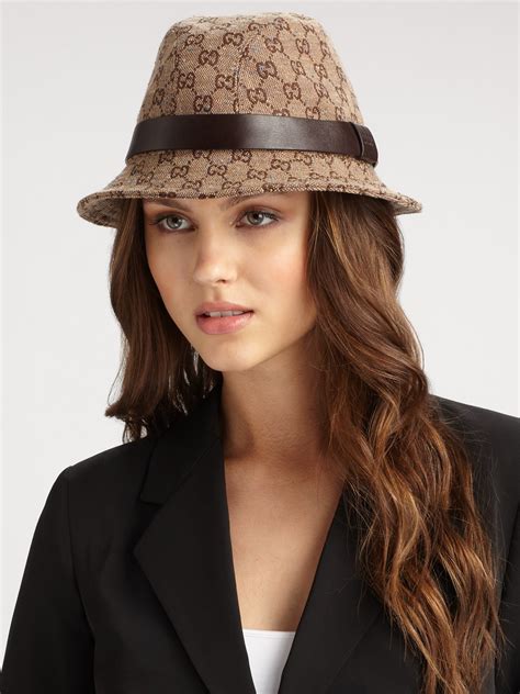 gucci ladies hats|gucci fedora hats women's.